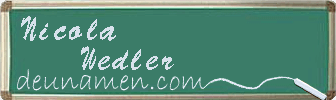 Nicola Wedler Visitenkarte